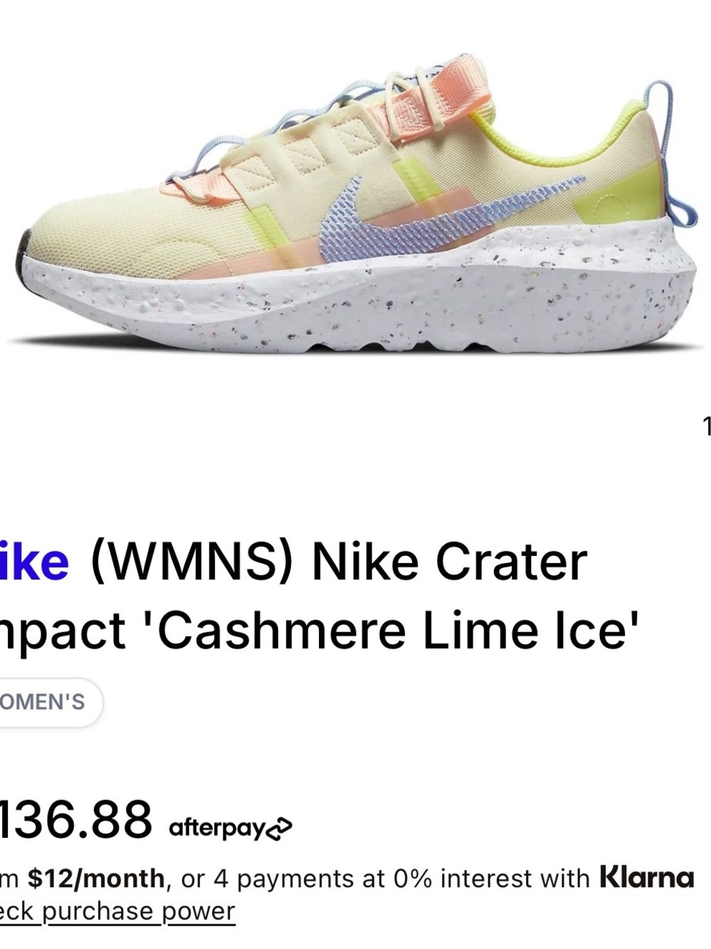 Nike Women's Crater Sneakers